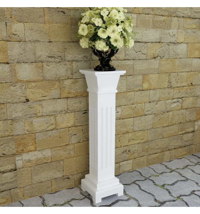 Support pilier classique carré pour plantes MDF | Mobilier & Déco
