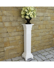 Support pilier classique carré pour plantes MDF | Mobilier & Déco