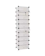 Armoire à chaussures avec 10 compartiments Blanc | Mobilier & Déco