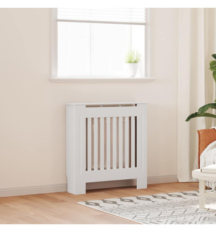 Cache-radiateur MDF Blanc 78 cm | Mobilier & Déco