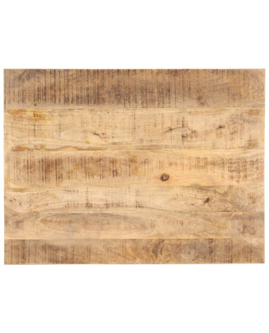 Dessus de table Bois de manguier solide 25-27 mm 70x60 cm | Mobilier & Déco
