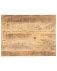 Dessus de table Bois de manguier solide 25-27 mm 70x60 cm | Mobilier & Déco