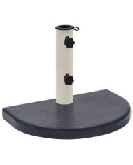 Socle de parasol Noir 40x28x4 cm Granite | Mobilier & Déco