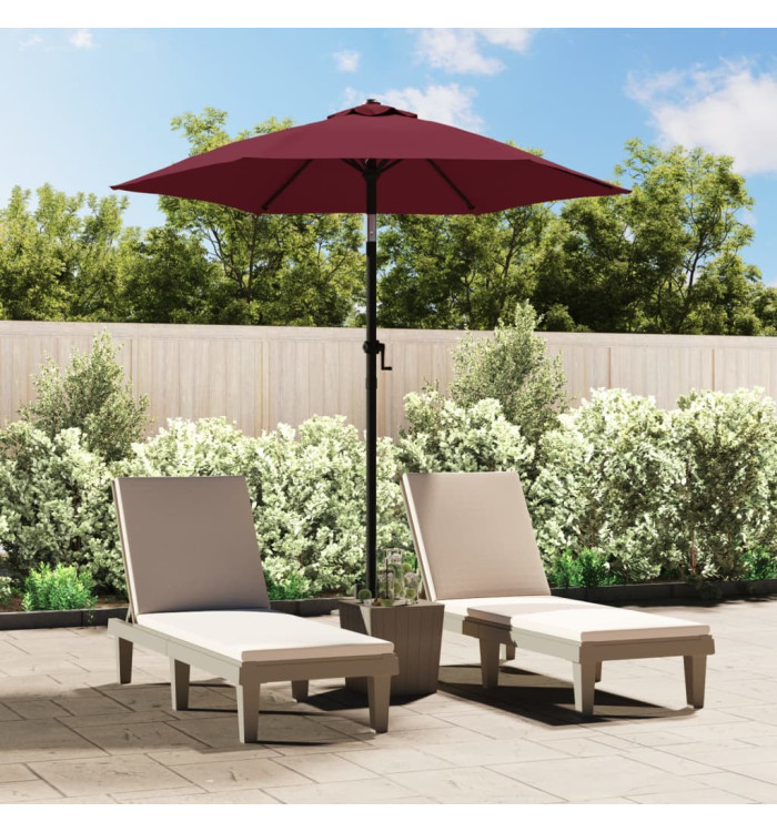 Parasol Bordeaux 200x224 cm Aluminium | Mobilier & Déco