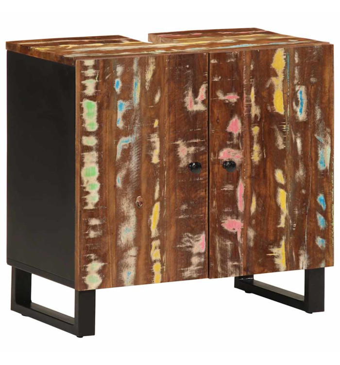 Meuble d'évier 62x33x58 cm bois de récupération et d'ingénierie | Mobilier & Déco