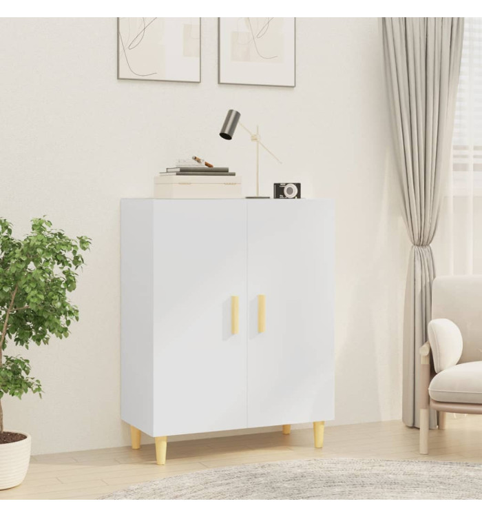 Buffet Blanc 70x34x90 cm Bois d'ingénierie | Mobilier & Déco