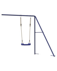 Toboggan/balançoire pour maisonnette de jeu bleu polypropylène | Mobilier & Déco