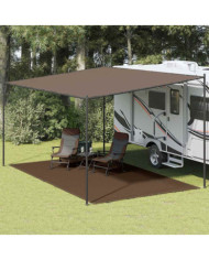 Tapis de tente 300x500 cm Marron | Mobilier & Déco