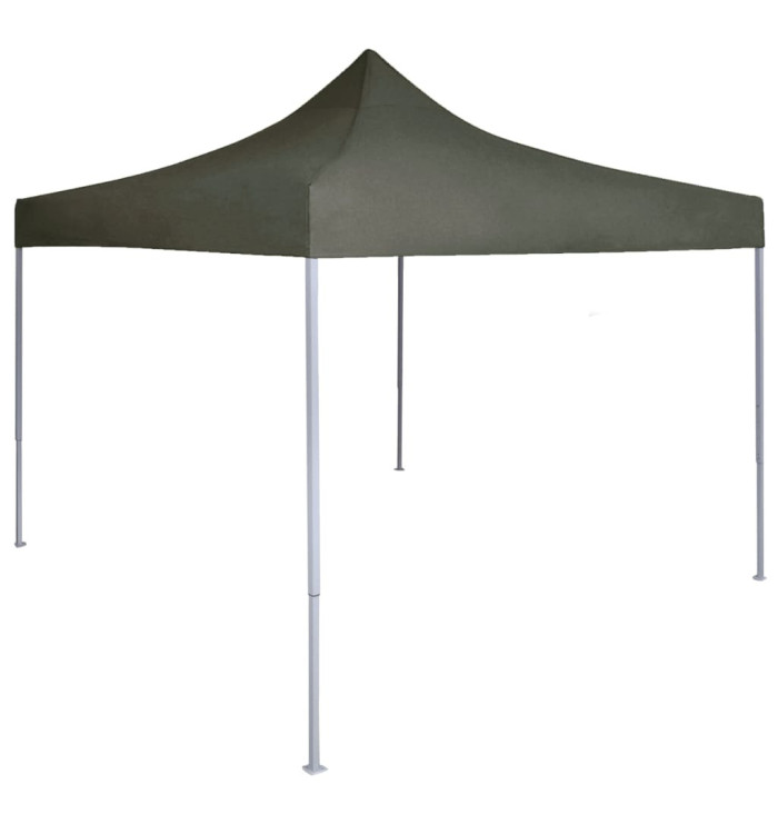 Tente réception pliable professionnelle 2x2 m Acier Anthracite | Mobilier & Déco