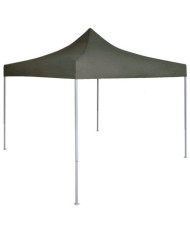 Tente réception pliable professionnelle 2x2 m Acier Anthracite | Mobilier & Déco