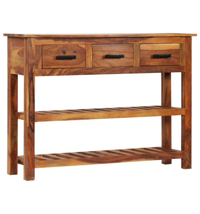 Buffet avec 3 tiroirs 110x30x80 cm Bois d'acacia massif | Mobilier & Déco