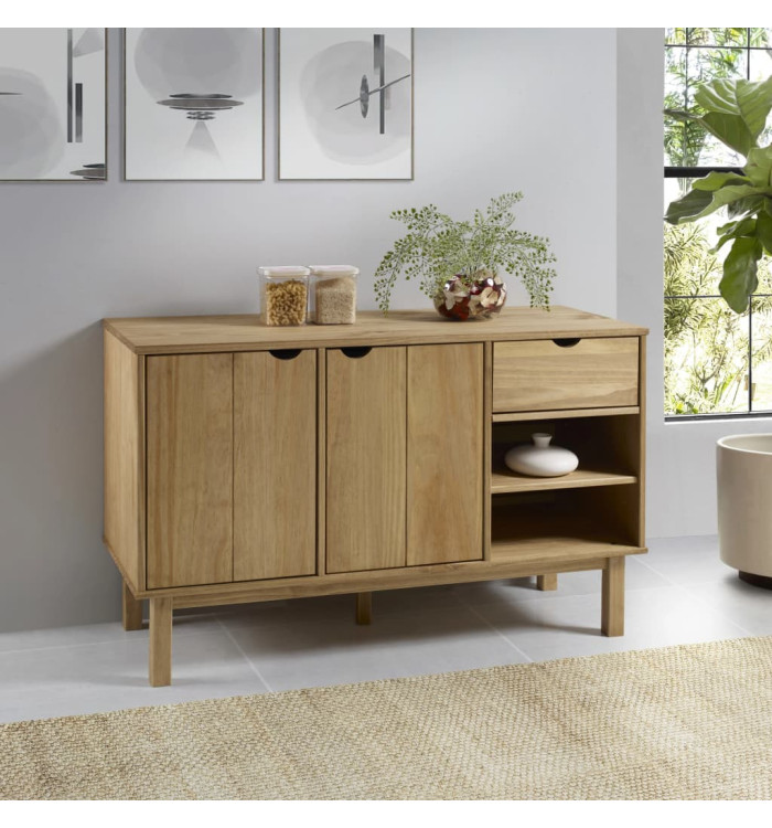 Buffet OTTA 114x43x73,5 cm Bois massif de pin | Mobilier & Déco