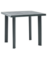 Table de jardin Vert 80x75x72 cm Plastique | Mobilier & Déco