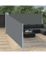 Auvent latéral rétractable Anthracite 100 x 1000 cm | Mobilier & Déco