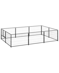 Chenil Noir 6 m² Acier | Mobilier & Déco