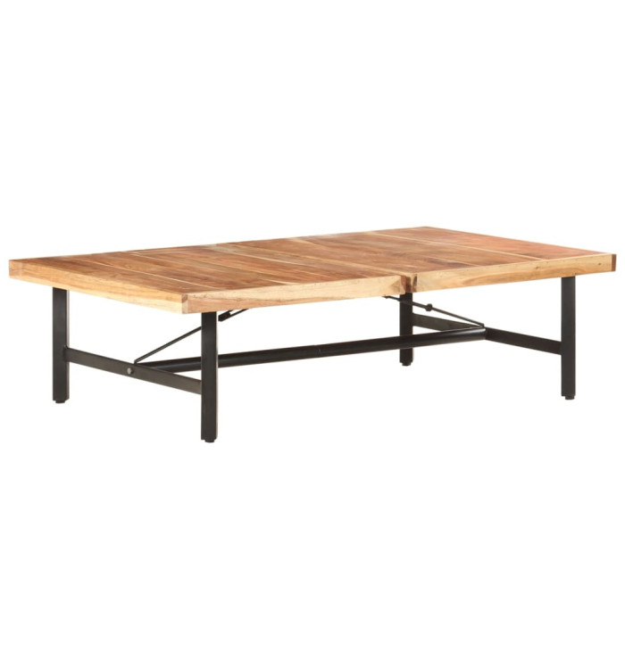 Table basse 142x90x42 cm Bois d'acacia massif | Mobilier & Déco