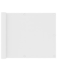 Écran de balcon Blanc 75x400 cm Tissu Oxford | Mobilier & Déco