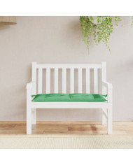 Coussin de banc de jardin vert 100x50x7 cm tissu oxford | Mobilier & Déco