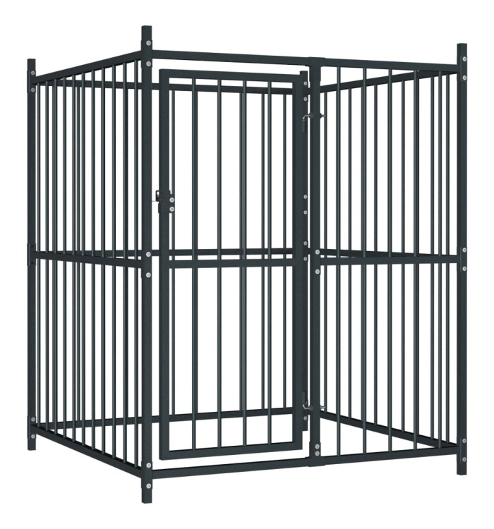 Chenil extérieur pour chiens 120 x 120 x 150 cm | Mobilier & Déco