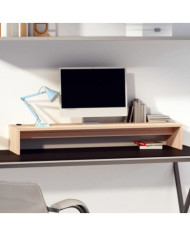 Support de moniteur 100x27x15 cm Bois de pin solide | Mobilier & Déco
