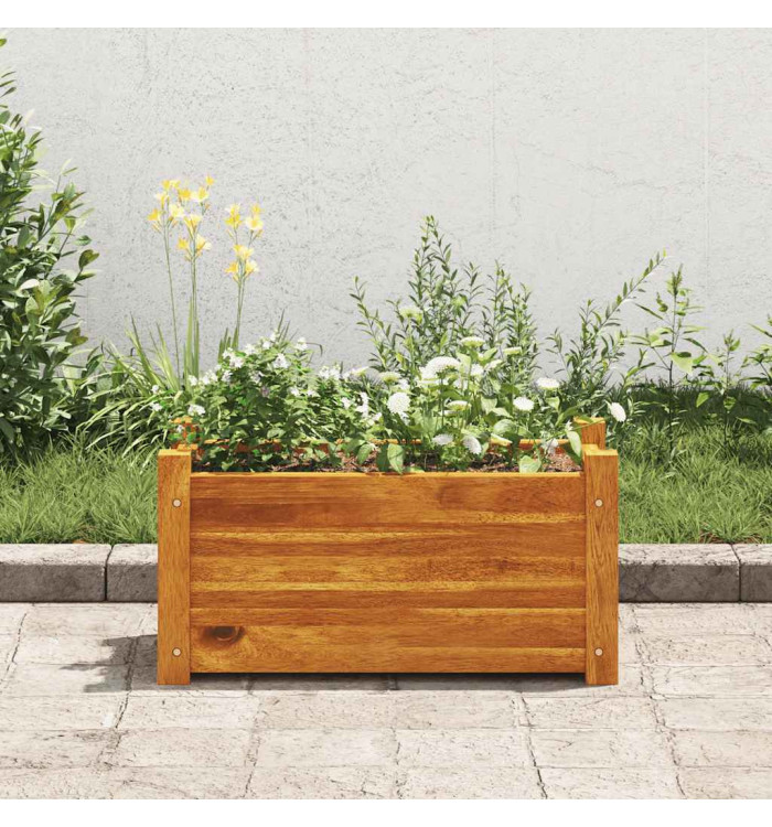 Lit surélevé de jardin Bois d'acacia 50x25x25 cm | Mobilier & Déco