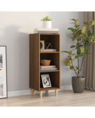 Buffet Chêne marron 34,5x32,5x90 cm Bois d'ingénierie | Mobilier & Déco