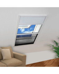 Moustiquaire plissée pour fenêtre et store Aluminium 60 x 80 cm | Mobilier & Déco