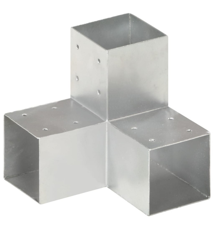 Connecteur de poteau Forme en Y Métal galvanisé 91x91 mm | Mobilier & Déco