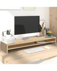 Support de moniteur Chêne Sonoma 100 x 24 x 13 cm Aggloméré | Mobilier & Déco