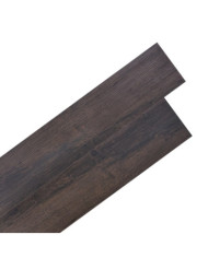 Dalles de plancher PVC autoadhésif 5,02 m² 2 mm marron foncé | Mobilier & Déco