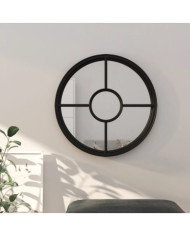 Miroir Noir 40x4 cm Fer pour utilisation à l'intérieur | Mobilier & Déco