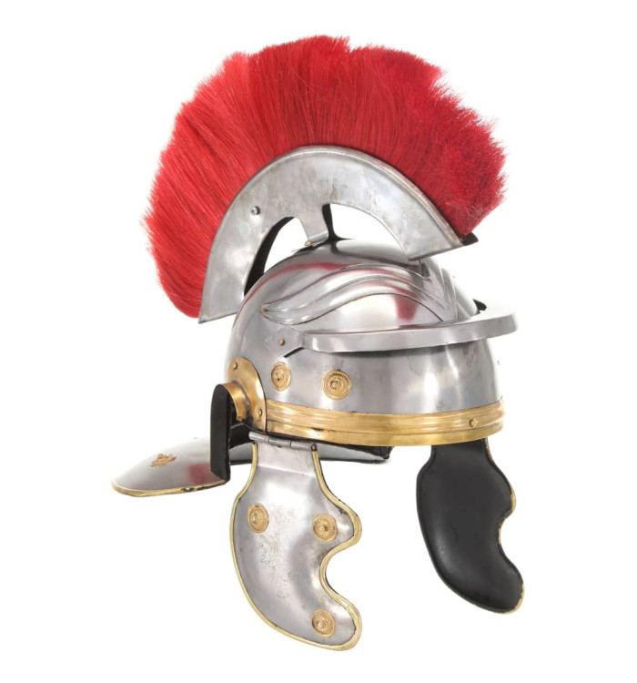 Casque de soldat romain antique pour GN Argenté Acier | Mobilier & Déco