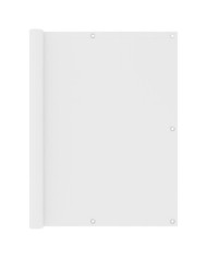 Écran de balcon Blanc 120x300 cm Tissu Oxford | Mobilier & Déco