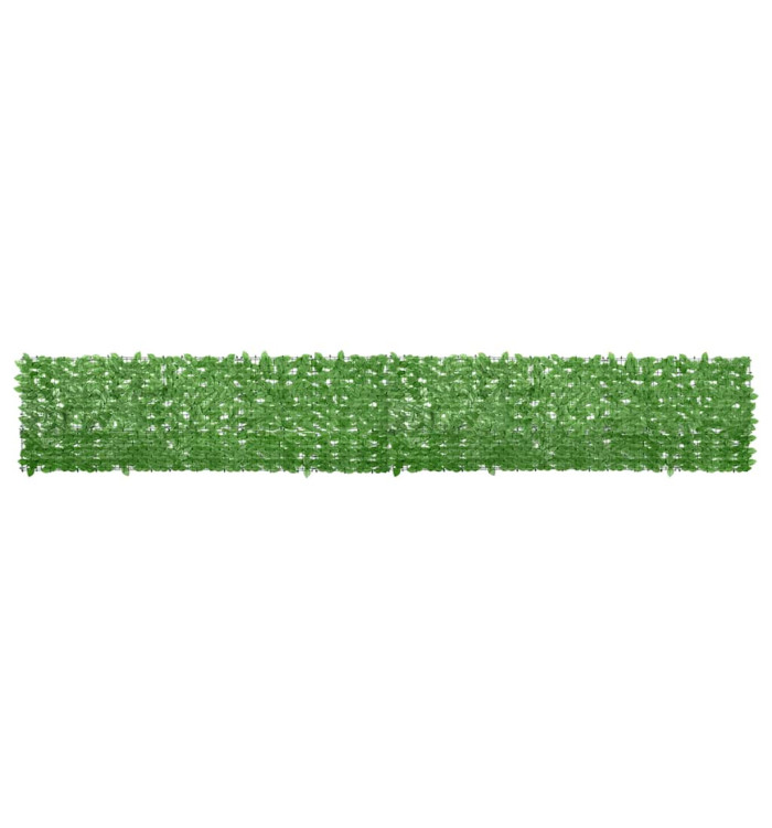 Écran de balcon avec feuilles vert 500x75 cm | Mobilier & Déco