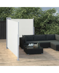 Auvent latéral rétractable Crème 100 x 600 cm | Mobilier & Déco