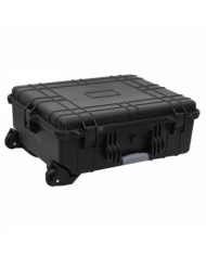 Valise de vol à roulettes Noir 63x50x23 cm PP | Mobilier & Déco
