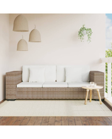 Ensemble de canapé à 3 places 8 pièces Rotin véritable | Mobilier & Déco