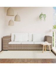 Ensemble de canapé à 3 places 8 pièces Rotin véritable | Mobilier & Déco