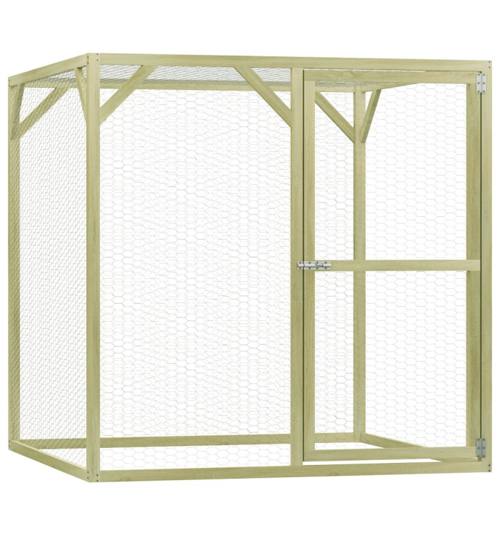 Poulailler 1,5x1,5x1,5 m Pinède imprégnée | Mobilier & Déco