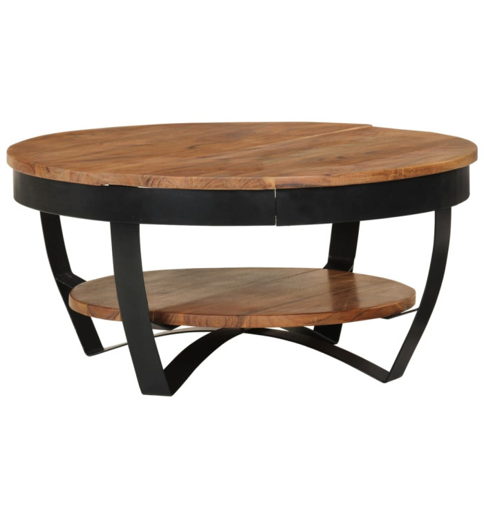 Table basse 65x65x32 cm Bois d'acacia solide | Mobilier & Déco