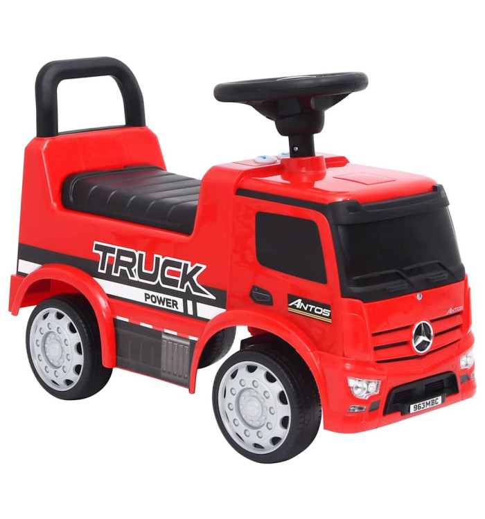 Camion à pédales Mercedes-Benz Rouge | Mobilier & Déco
