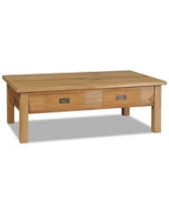 Table basse teck massif 100x60x35 cm | Mobilier & Déco