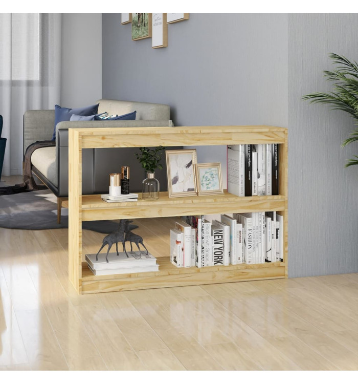 Bibliothèque/Séparateur de pièce 100x30x71,5 cm pin massif | Mobilier & Déco