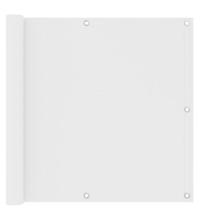 Écran de balcon Blanc 90x500 cm Tissu Oxford | Mobilier & Déco