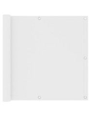 Écran de balcon Blanc 90x500 cm Tissu Oxford | Mobilier & Déco