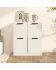 Buffet Blanc 60x30x70 cm Bois d'ingénierie | Mobilier & Déco