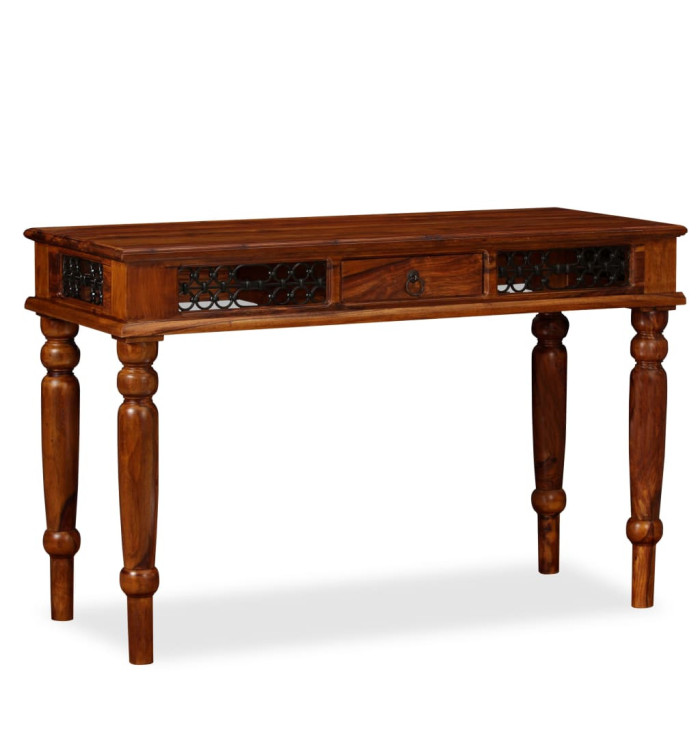 Table d'écriture Bois massif de Sesham 120 x 50 x 76 cm | Mobilier & Déco