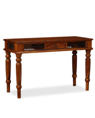Table d'écriture Bois massif de Sesham 120 x 50 x 76 cm | Mobilier & Déco