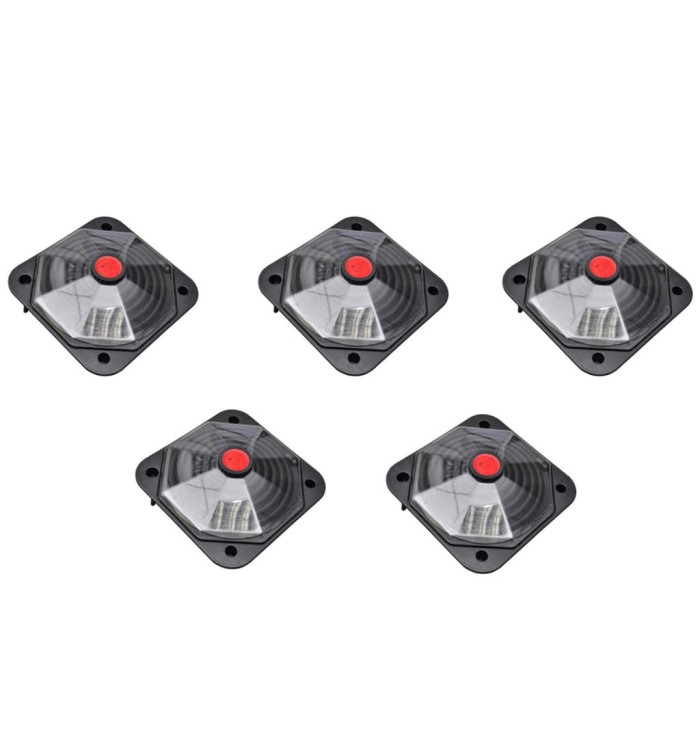 Lot de 5 chauffages solaires pour piscine 735 W | Mobilier & Déco