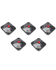 Lot de 5 chauffages solaires pour piscine 735 W | Mobilier & Déco